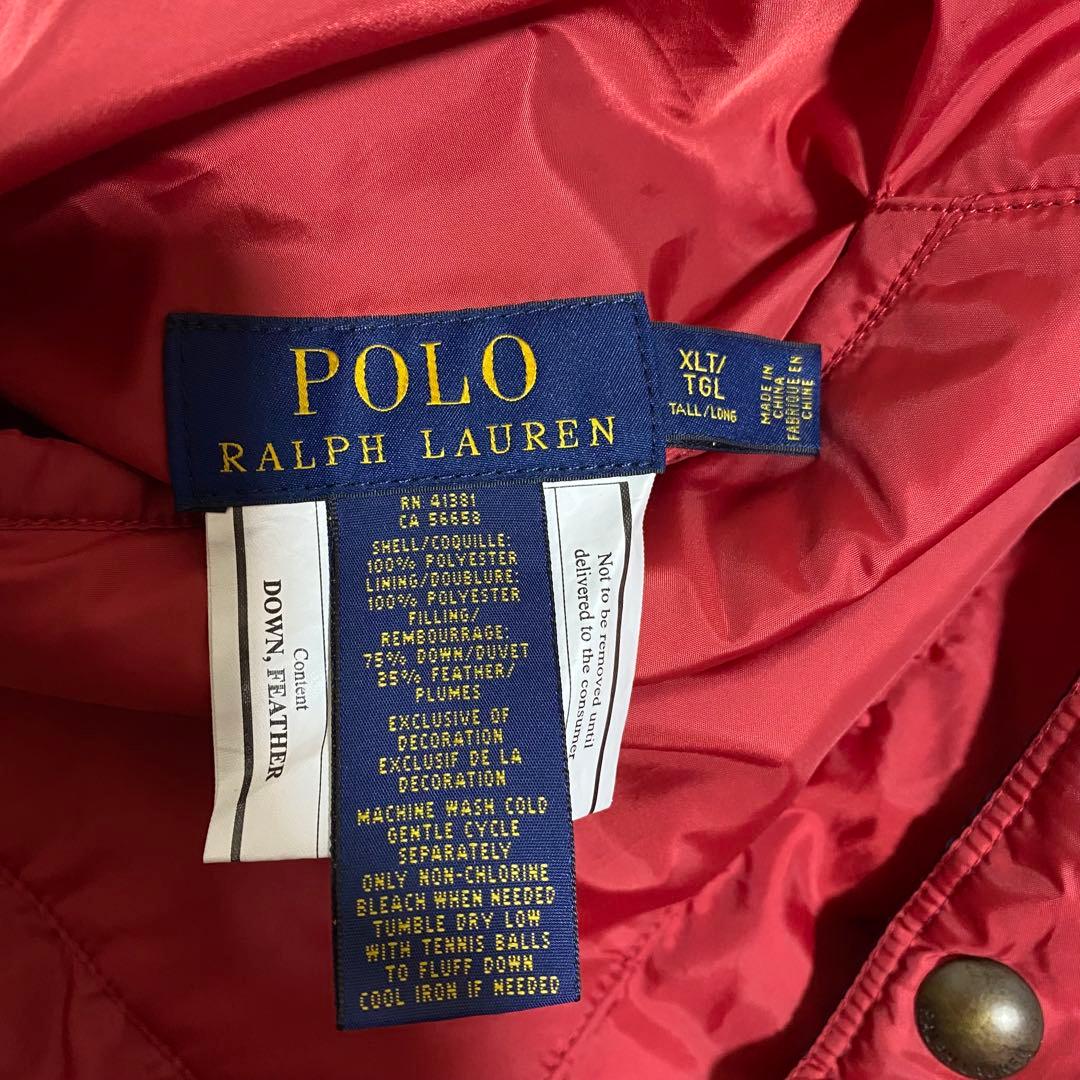 【ビッグ】 現行ロゴ POLO Ralph Lauren リバーシブル ダウン