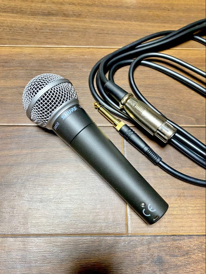 【美品】SHURE SM58 ダイナミックマイク スイッチなし