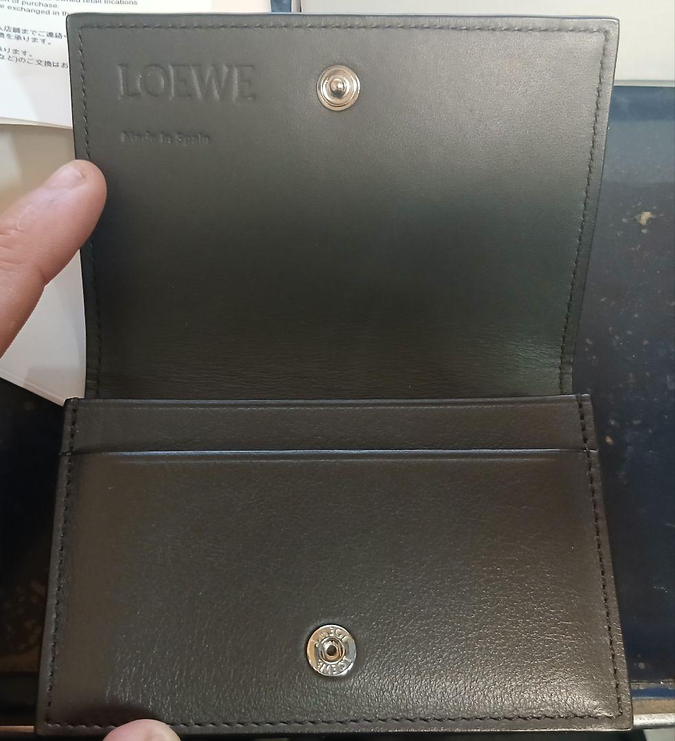 美品　LOEWE パズルエッジ　ビジネスカードケース　名刺入れ　ロエベ