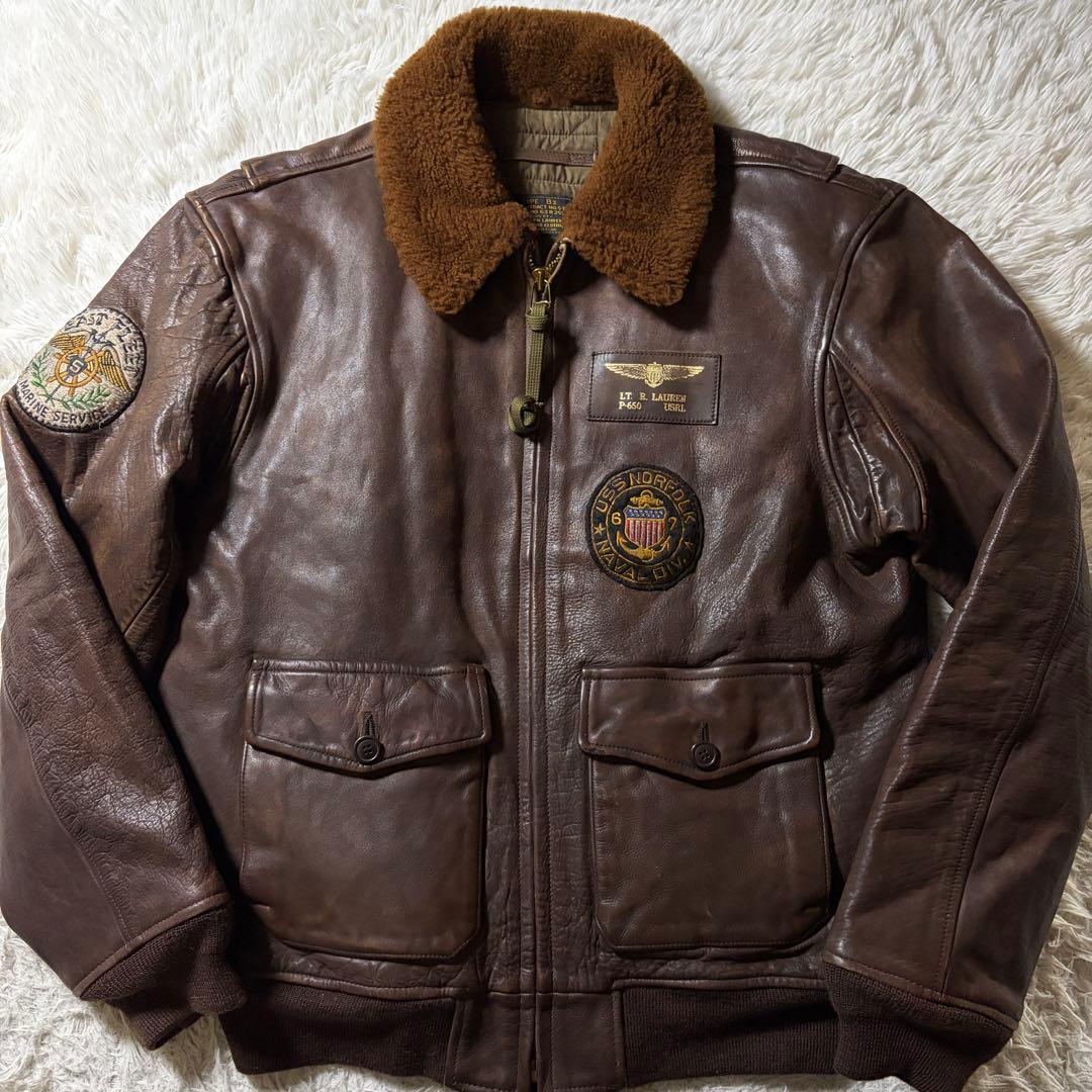 定価17.4万円■POLO RALPH LAUREN フライトジャケット　G-1