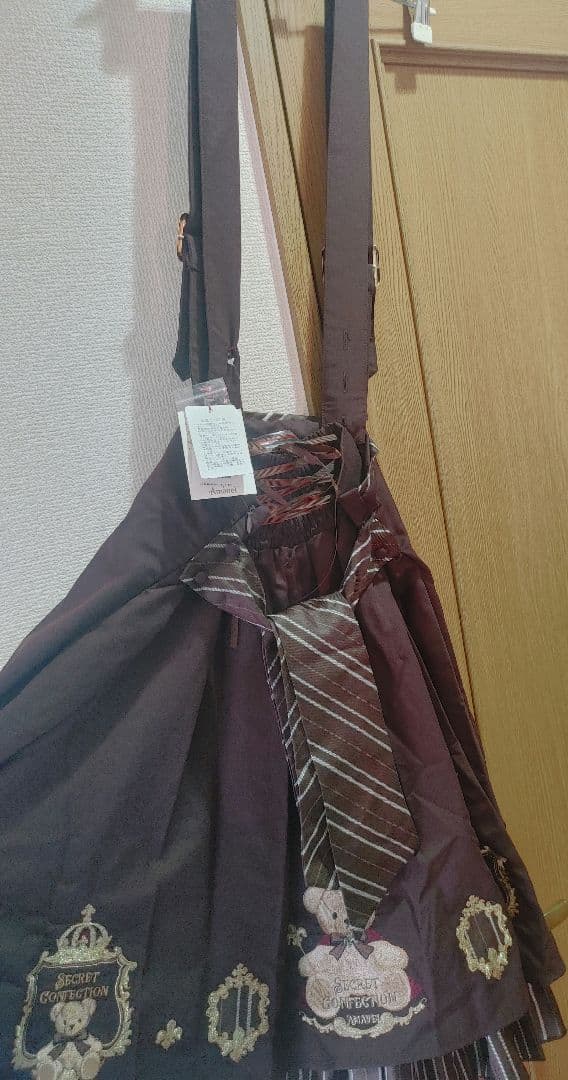 アマベル　Secret  Bear　くま　ジャンパースカート　ブラウン