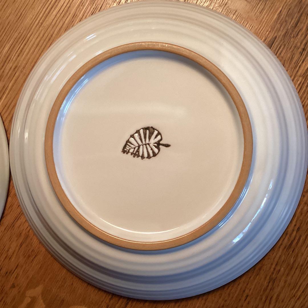 サンエフ健康陶器　くるみ茶碗 小雪(2個セット)パスタ・カレー皿2個セット