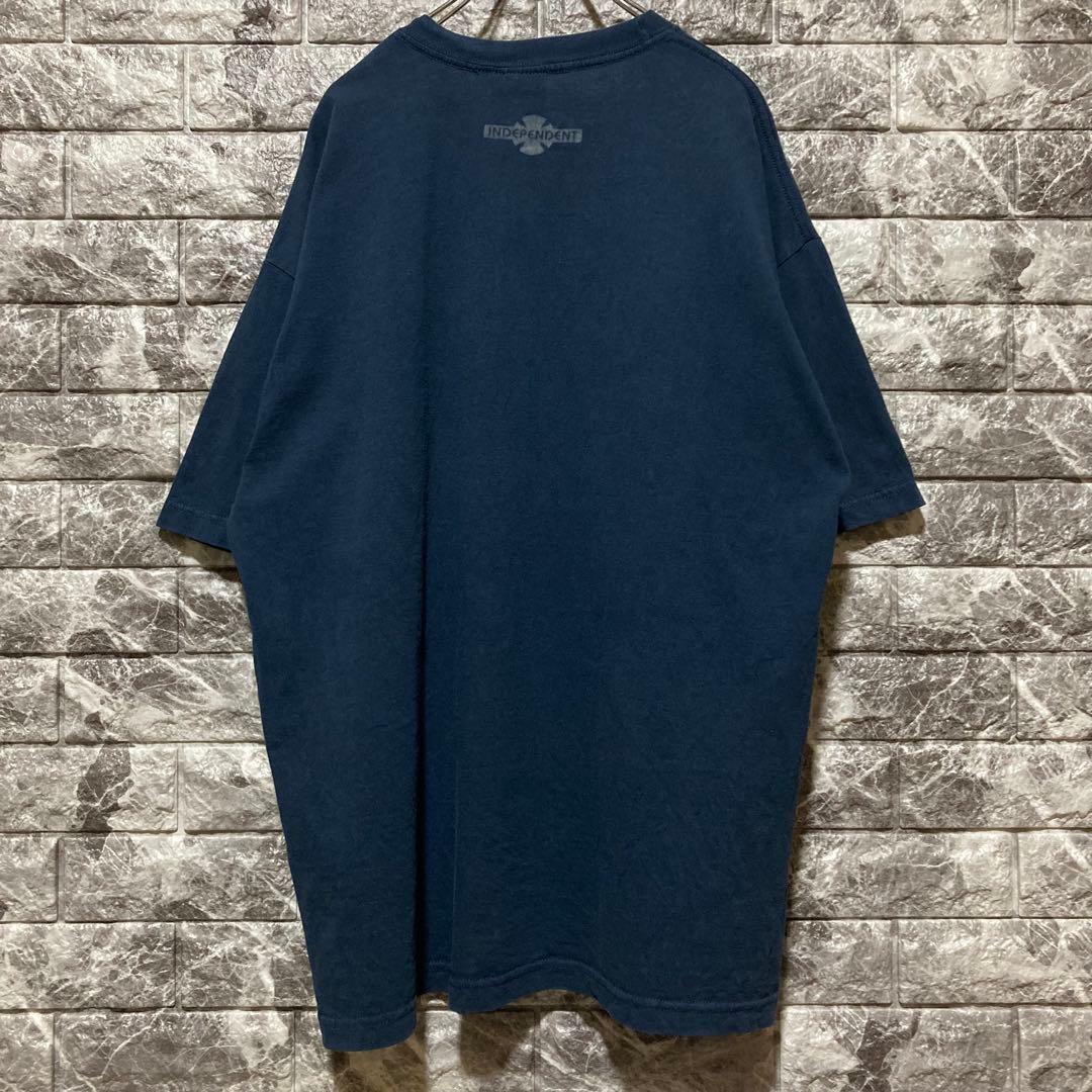 INDEPENDENT Tシャツ インディペンデント NHS XL ネイビー