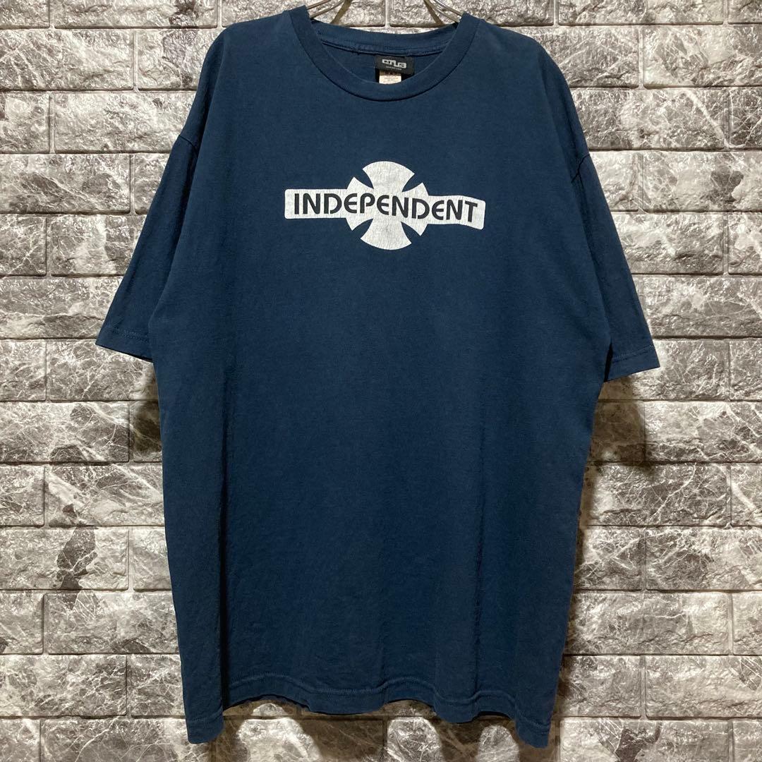 INDEPENDENT Tシャツ インディペンデント NHS XL ネイビー