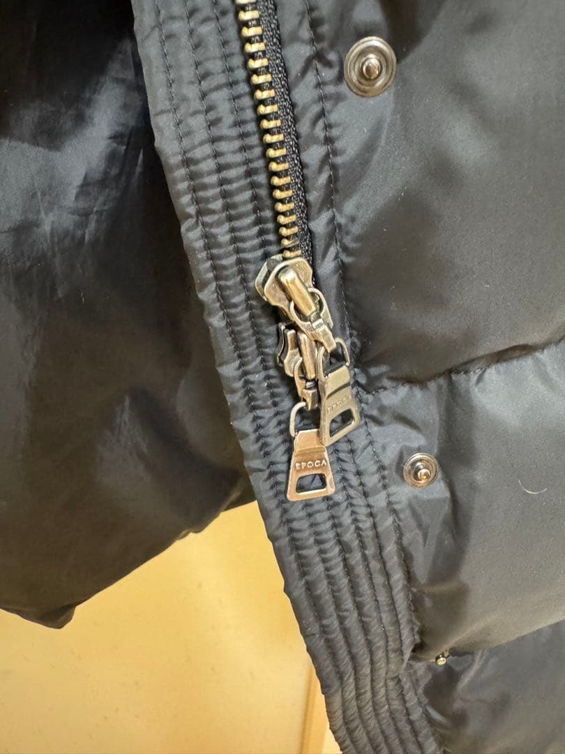 EPOCA ダウンコート　羊毛ファー付き