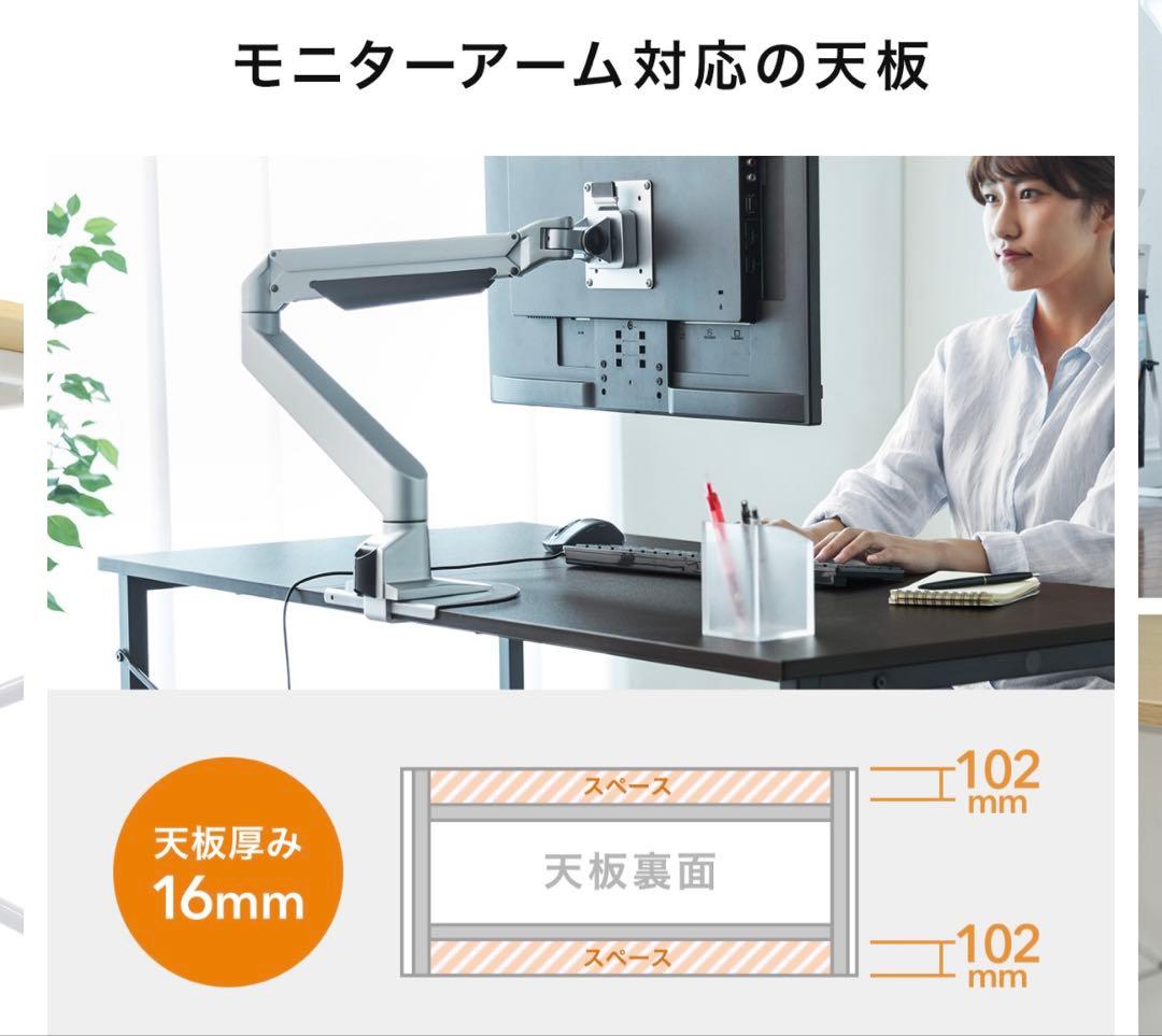 王*智様 サンワサプライ ホワイトデスク 100-DESKF004W 奥行60