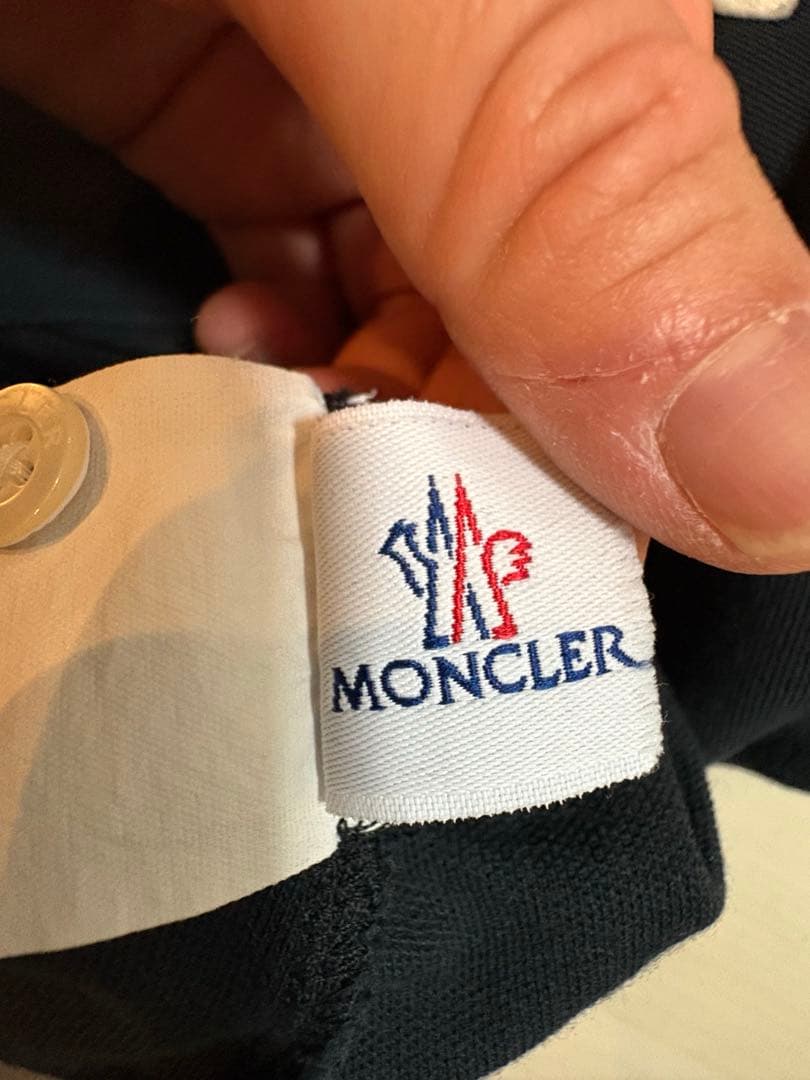 MONCLER ブラック ポロシャツ XSサイズ