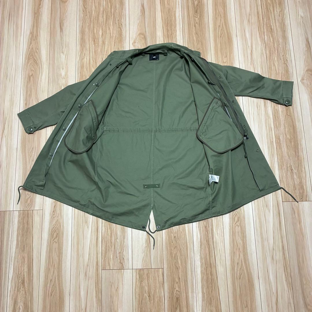 【美品】HARE　モッズコート　カーキ　Mサイズ