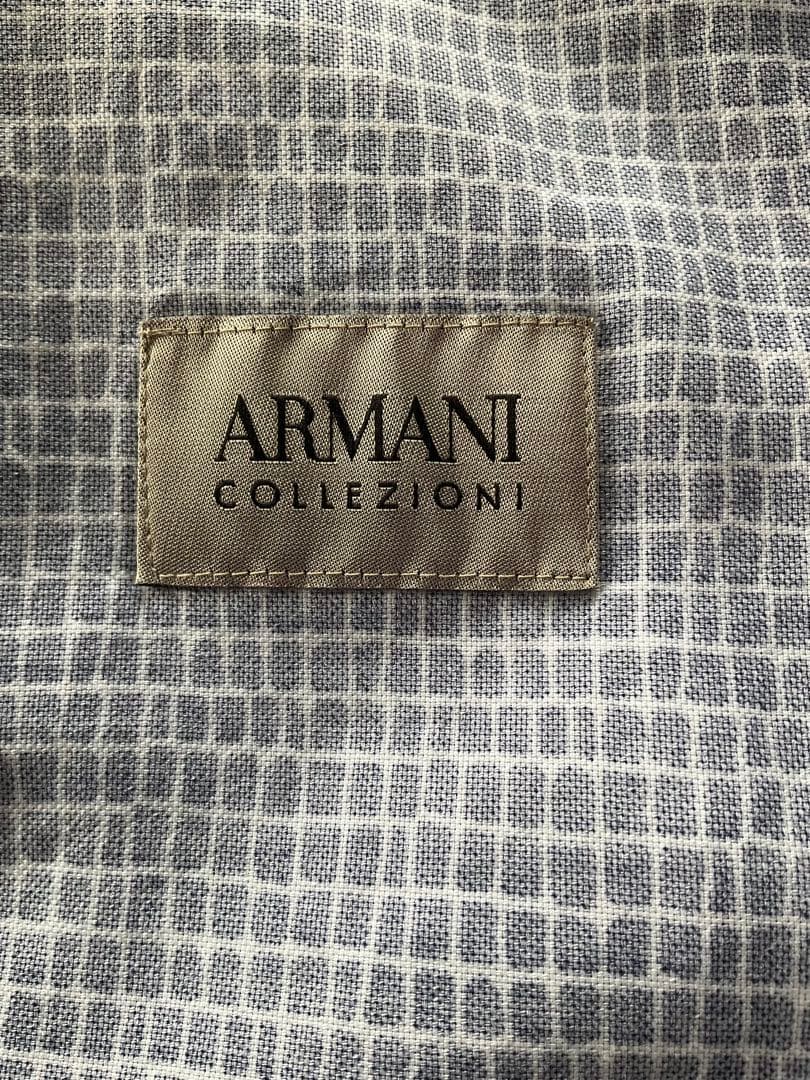 ARMANI COLLEZIONI チェック柄 テーラードジャケット50 L
