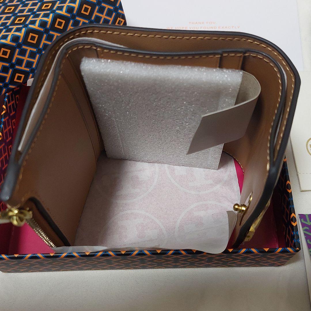 TORY BURCH❕トリーバーチ 三つ折り 財布 エレノア ブラウン ギフト