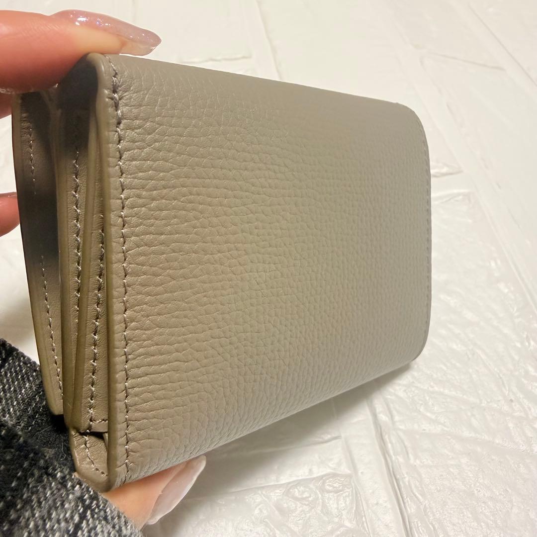 LOEWE ロエベ　アナグラム トライフォールド ウォレット　トープ