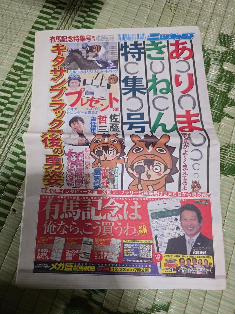 日刊スポーツ競馬新聞特集号2017