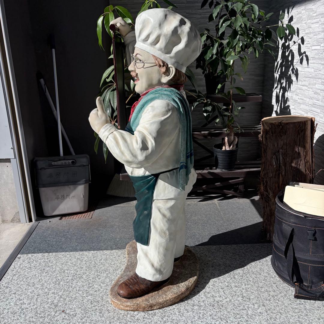 コック人形 看板 店舗用 約95cm メニューボード カフェ 置物