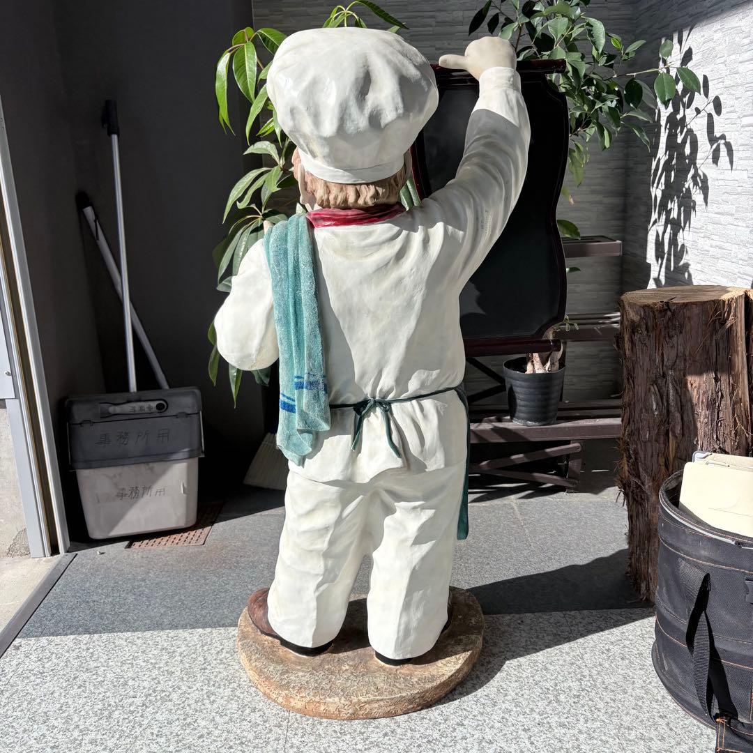 コック人形 看板 店舗用 約95cm メニューボード カフェ 置物