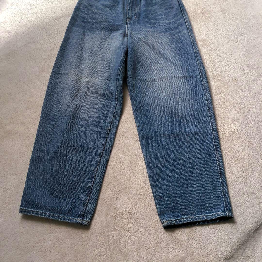 スピックアンドスパン 51/2 ハイウエスト カーブデニムパンツ27