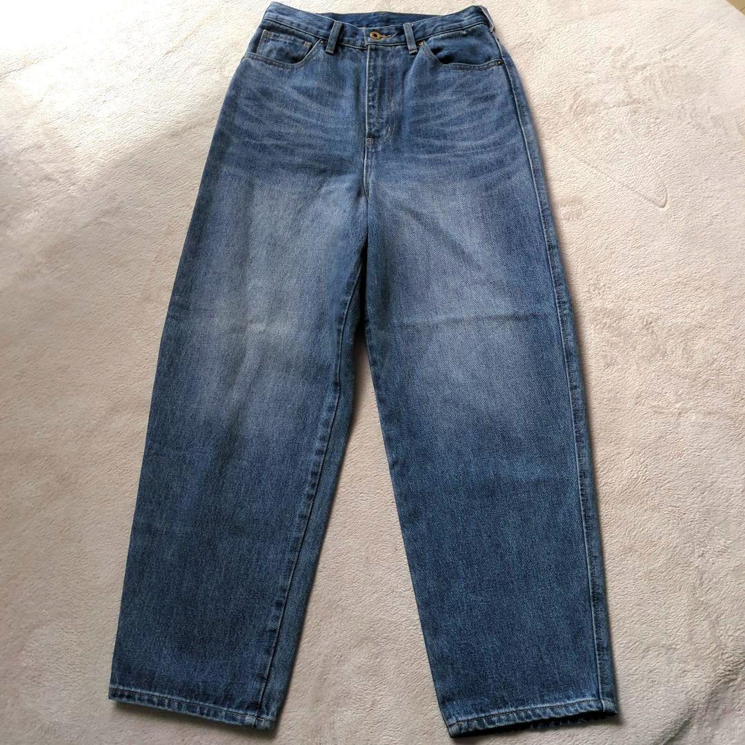 スピックアンドスパン 51/2 ハイウエスト カーブデニムパンツ27