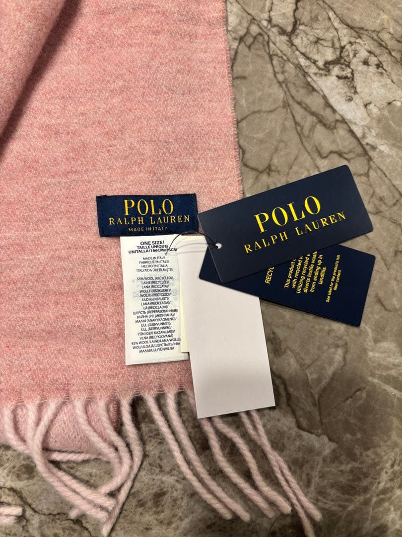Polo Ralph Lauren ピンク マフラー