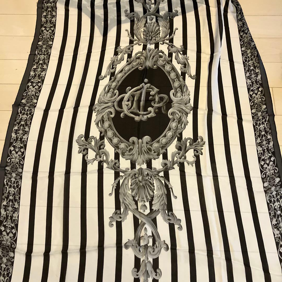 Christian Dior 超大判　ショール　ストール　絹100%