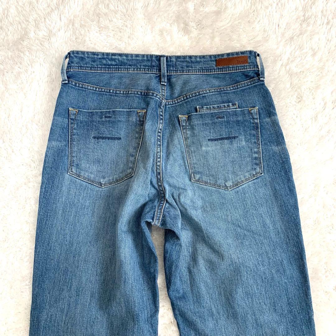 美品 ヤヌーク Low Rise ストレート\"LOUISE\" デニム 27