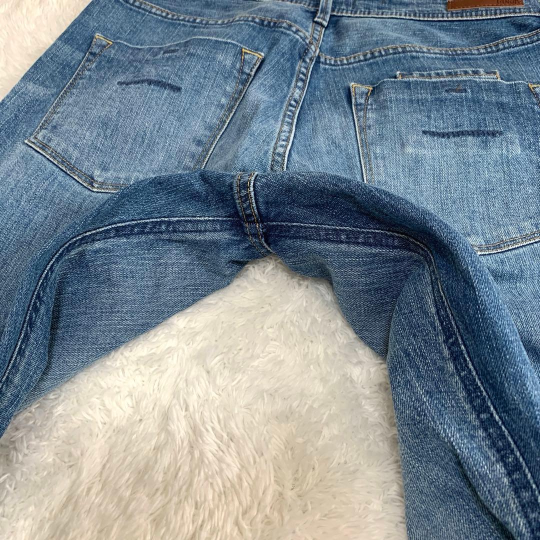 美品 ヤヌーク Low Rise ストレート\"LOUISE\" デニム 27