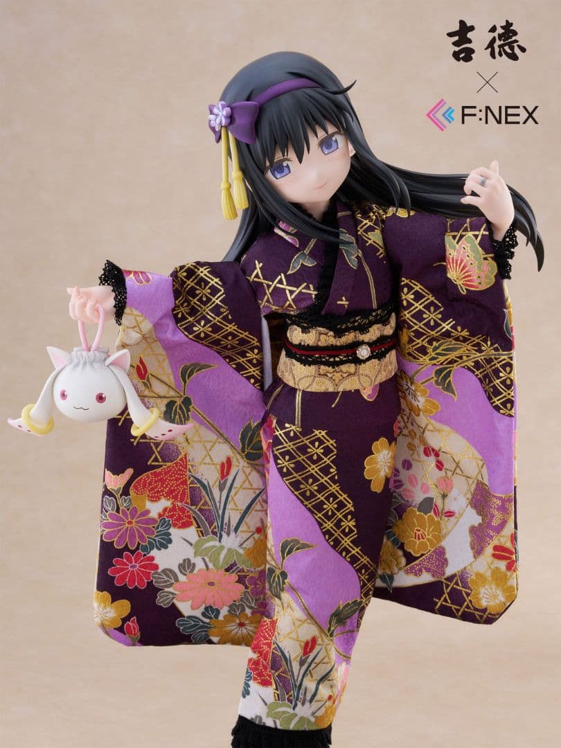 吉徳×F:NEX 鹿目まどか・暁美ほむらセット -日本人形- 1/4フィギュア