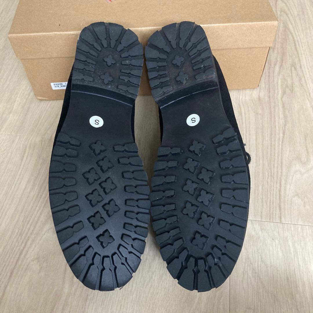 【極美品・希少】shiun BLACK SUEDE MOCCASINモカシン