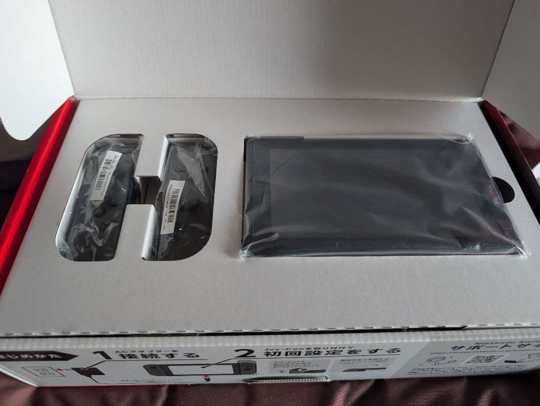 A*様 Nintendo Switch 本体 グレー 動作確認済み 付属品完備