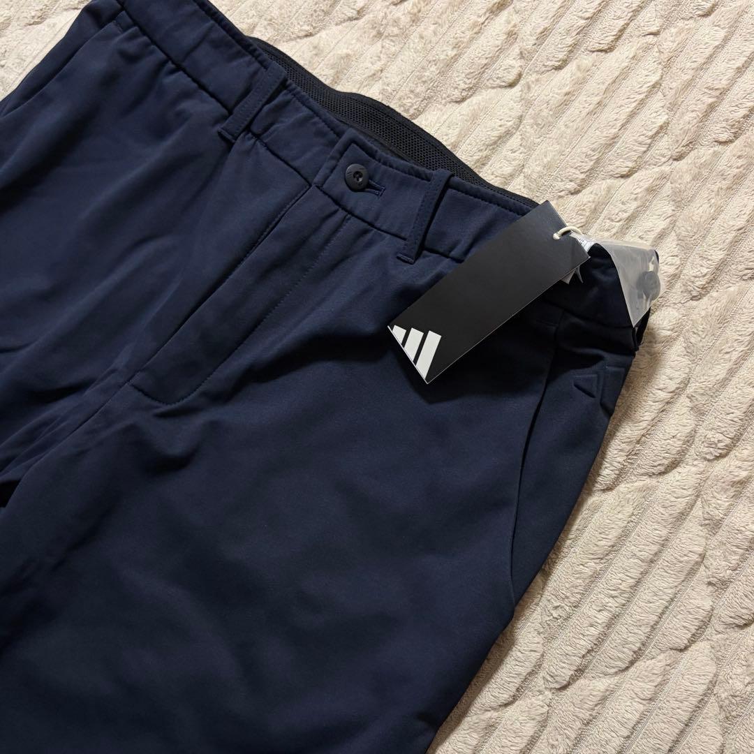 adidas テーラードジャケット パンツ スーツ 上下 セットアップ L 紺色