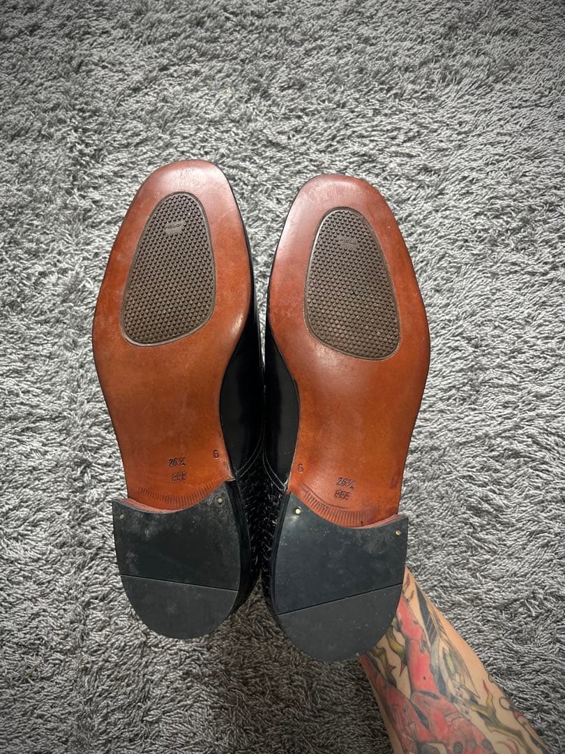 靴 Japanese label \"Savalon\" Leather Loafer