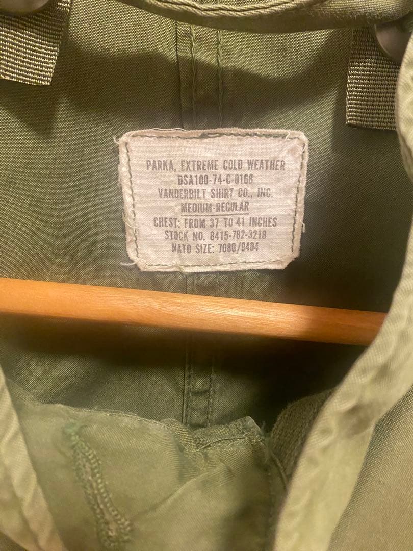 m-65 U.SARMY オリーブグリーン　70s