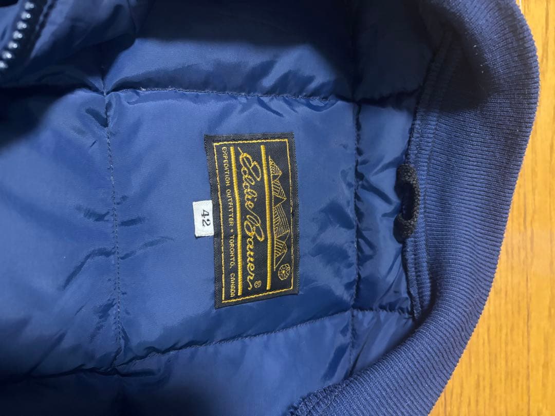 Eddie Bauer 黒タグ 70–80s ベスト ネイビー