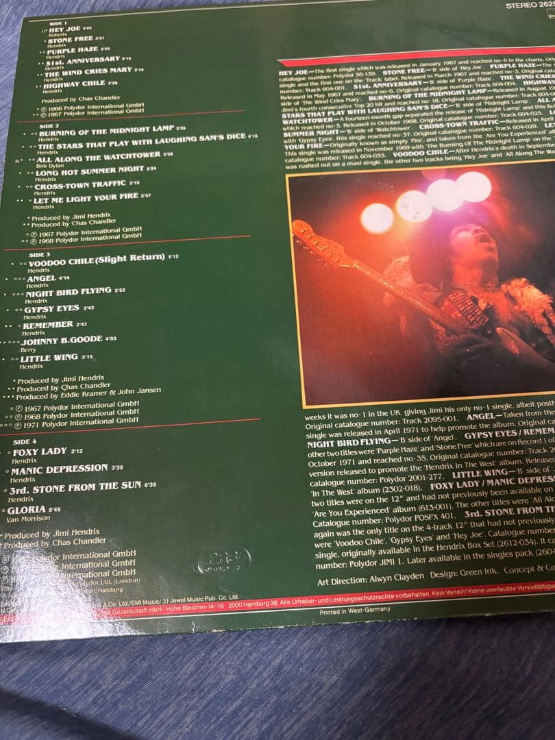 洋楽 Jimi Hendrix The Singles Album