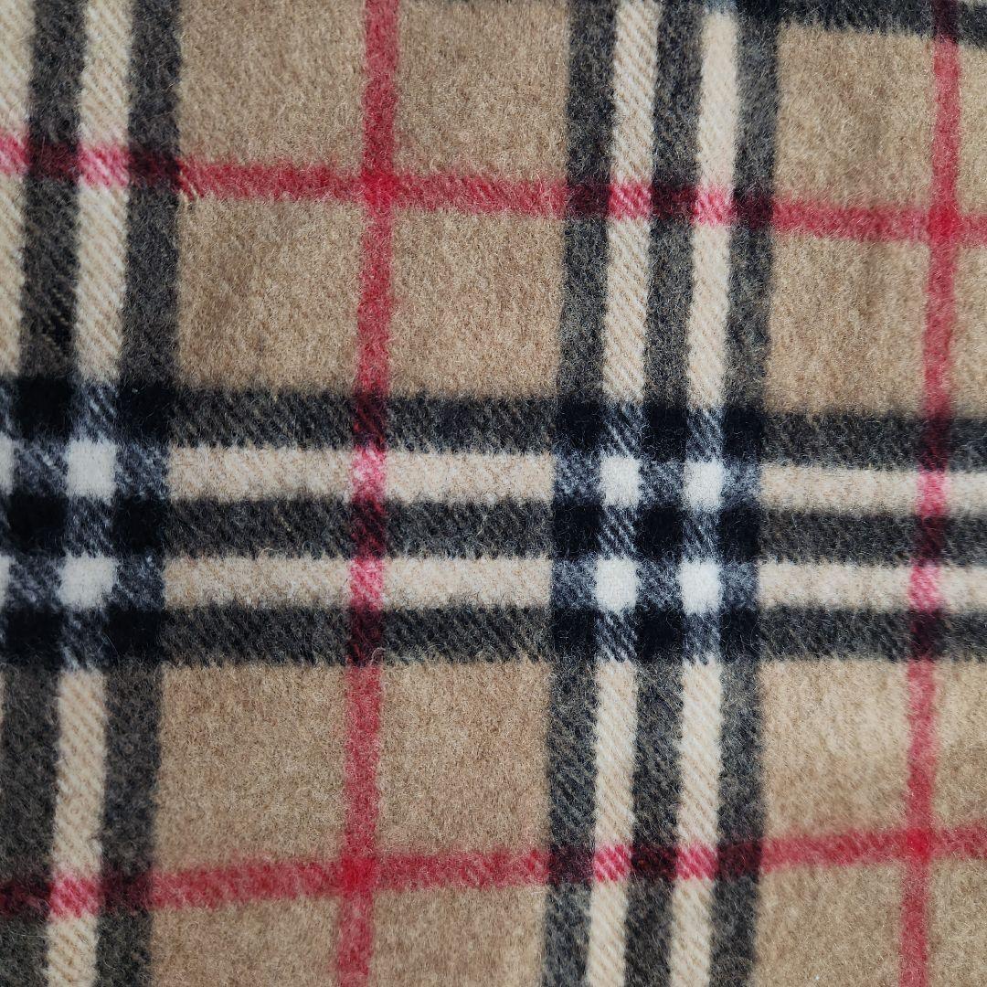 1*s様 Burberrys カシミヤ マフラー チェック柄 キャメル 146×