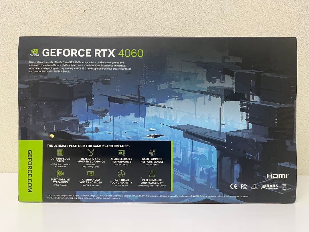 グラフィックボード・グラボ・ビデオカード GeForce RTX 4060 8GB GDDR6