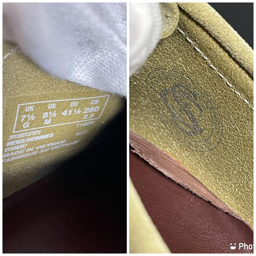 Clarks クラークス ワラビー スエード　UK7 1/2