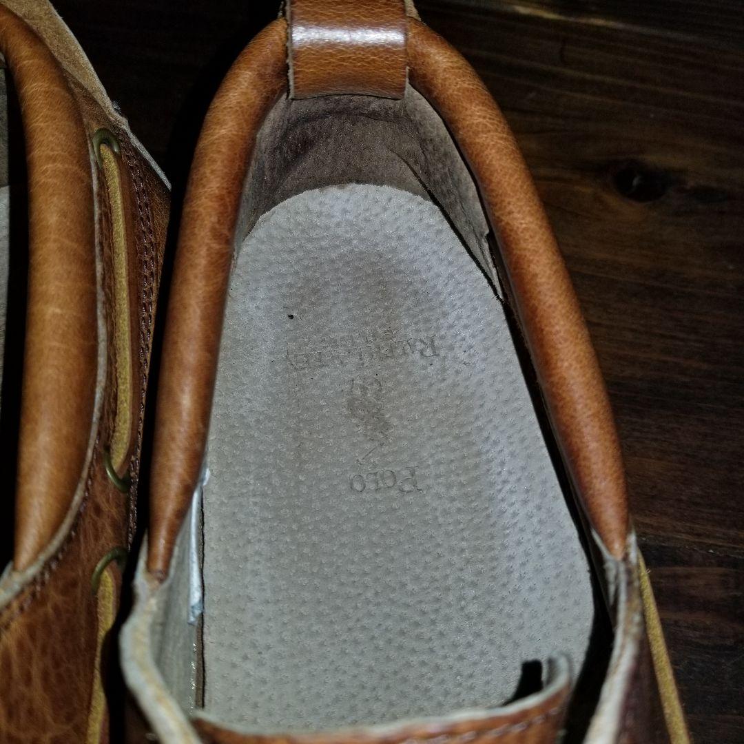 極美品　POLO RALPH LAUREN レザーデッキシューズ モカシン 28