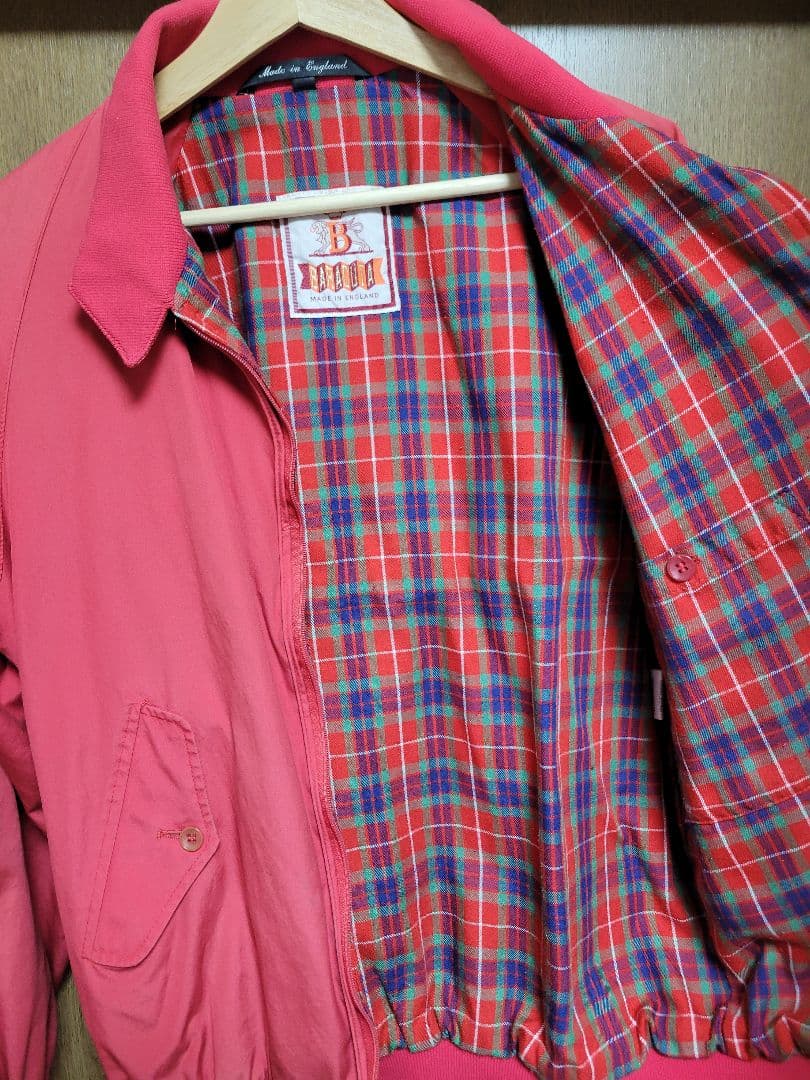 ​【英国製】BARACUTA バラクータ G9 ハリントンジャケット レッド