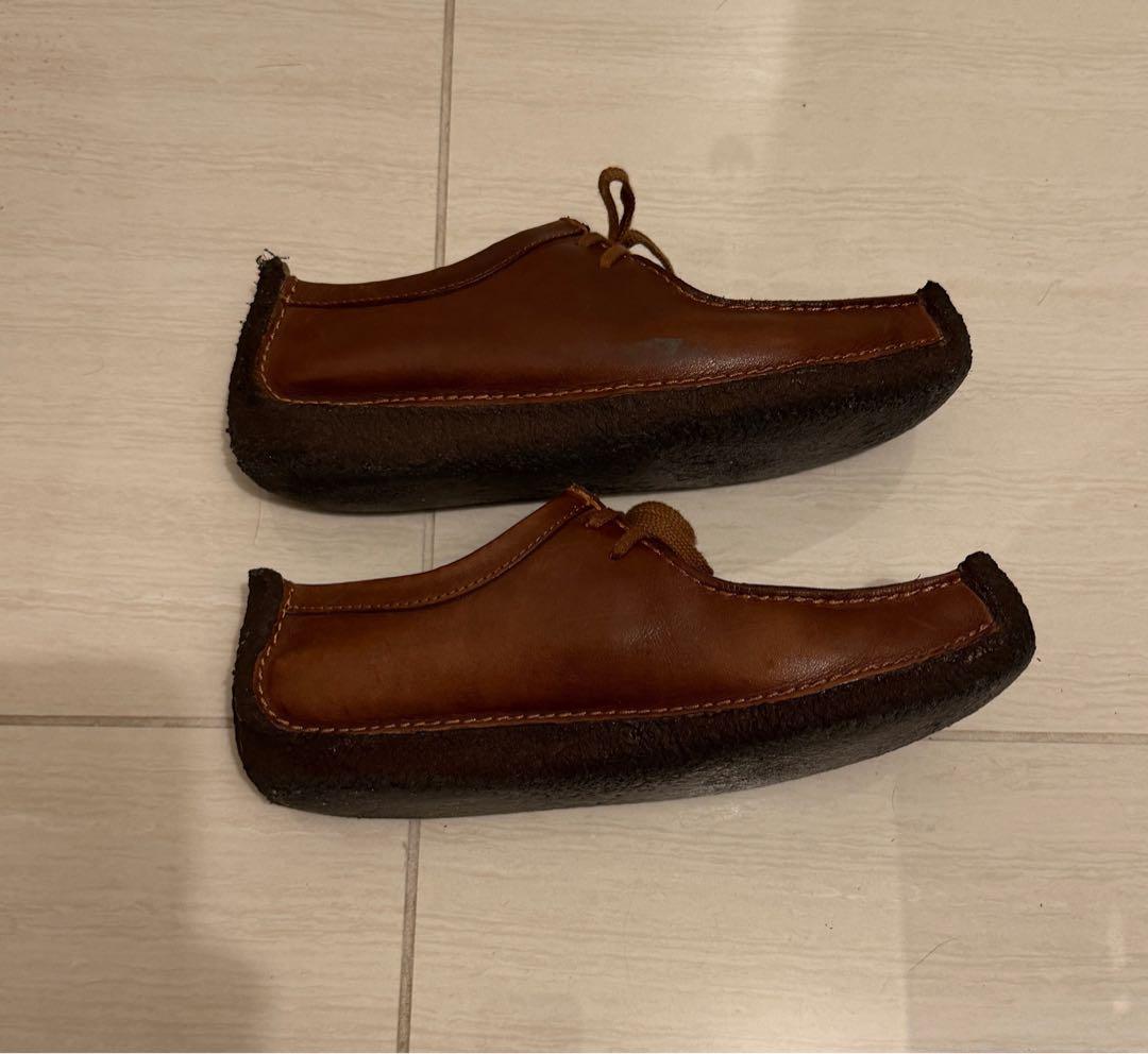 クラークス ナタリー 革靴 本革 レザー チェスナット ブラウン UK7.5