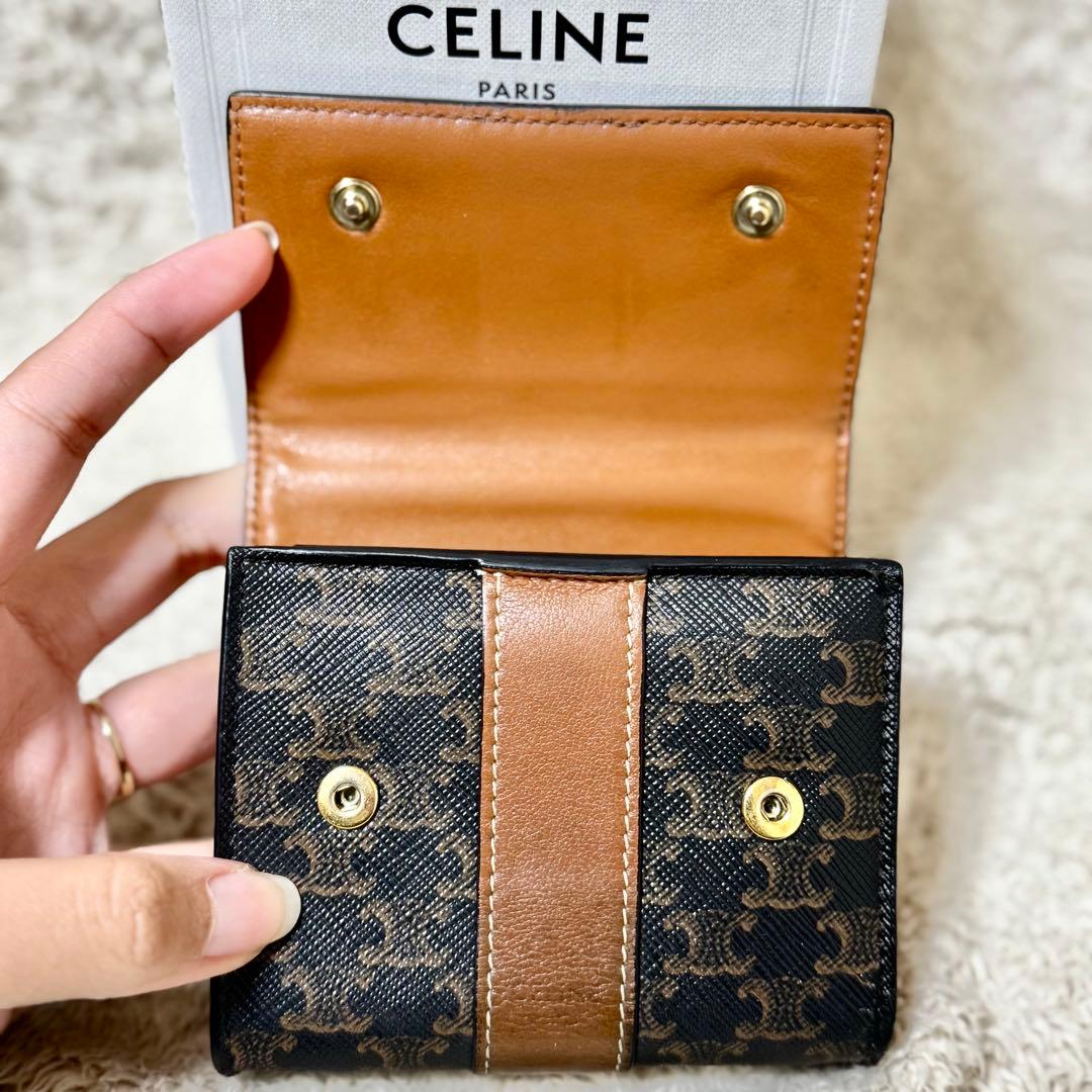 CELINE セリーヌ　三つ折り財布