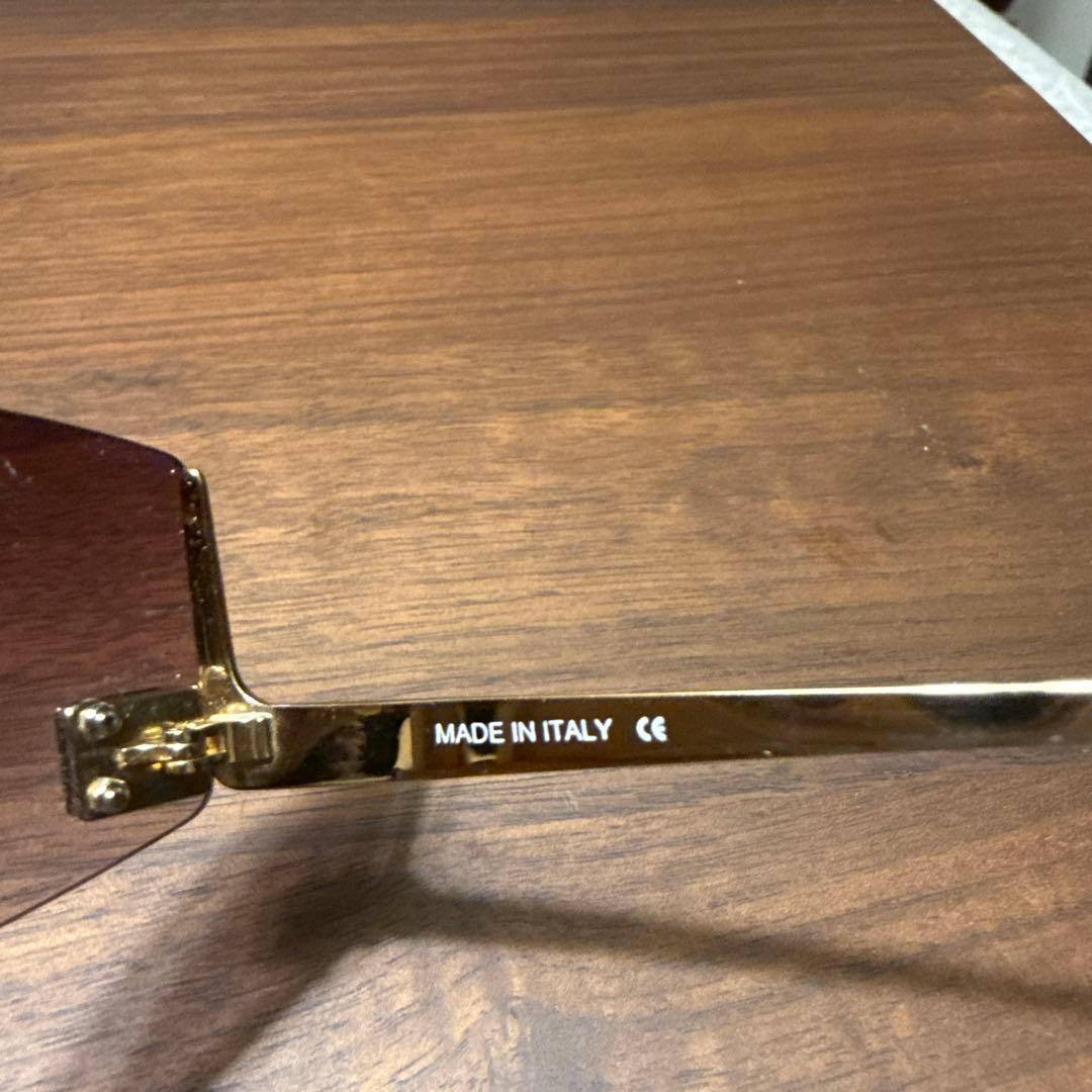 ★LOEWE★サングラス　ブラウン　アナグラム