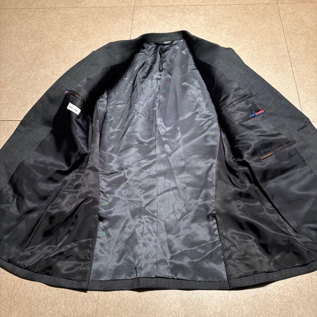 Paul smith ポールスミス　テーラードジャケット　ウール　ダークグレー