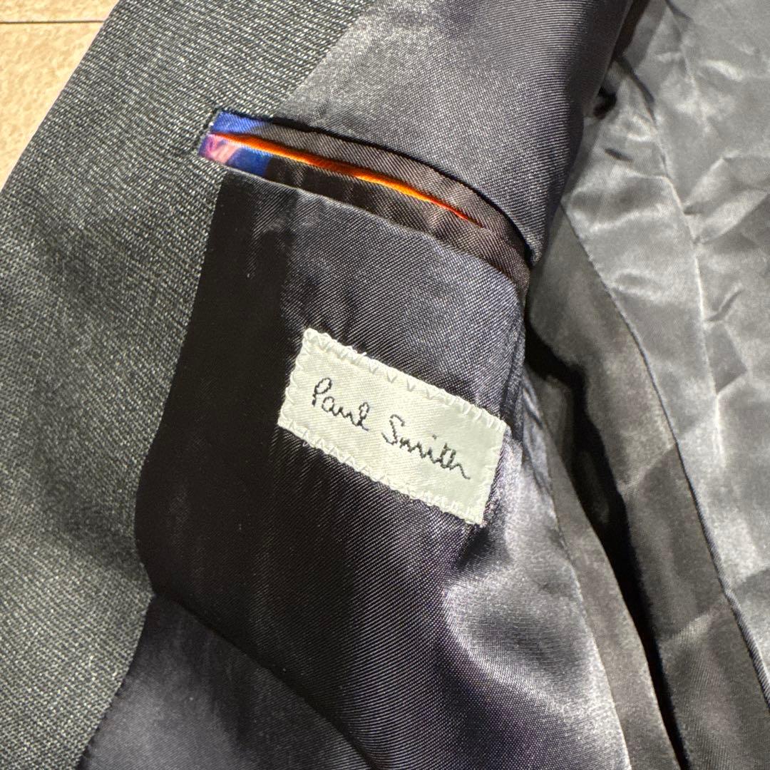 Paul smith ポールスミス　テーラードジャケット　ウール　ダークグレー