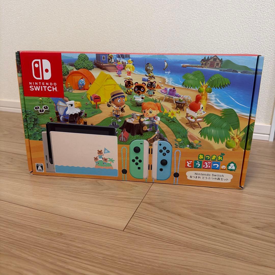 Nintendo Switch あつまれ どうぶつの森デザイン　ケース付き