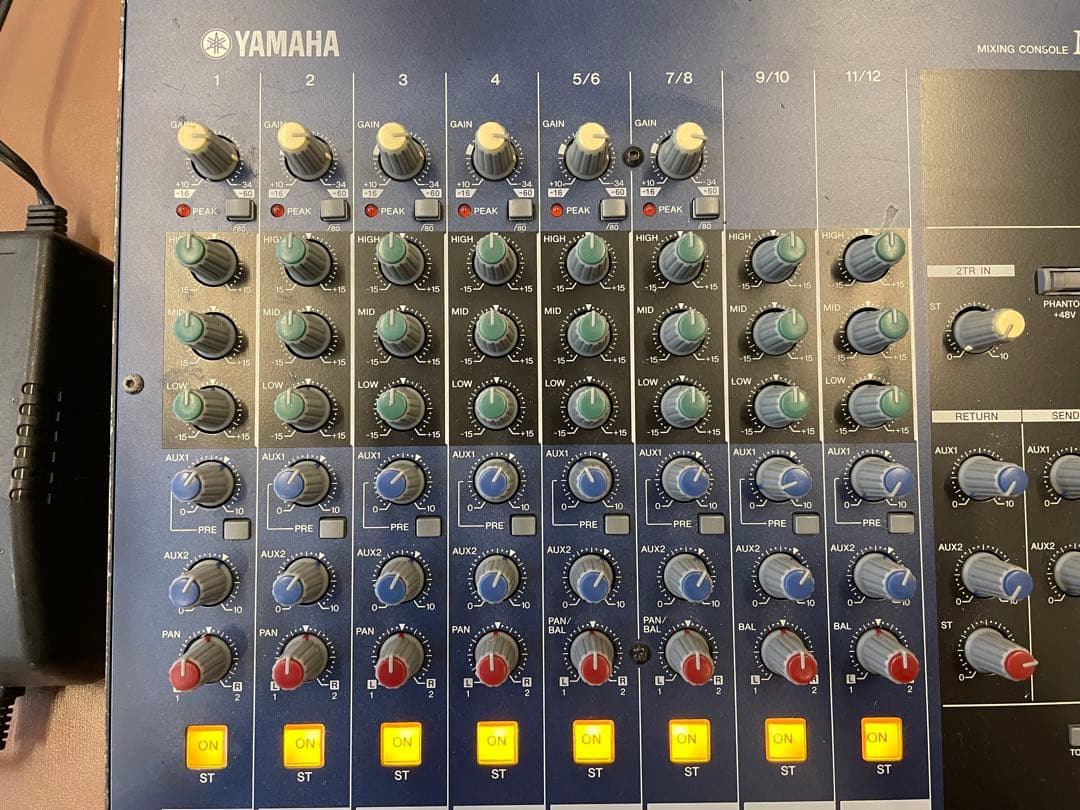 Yamaha MG12/4 アナログミキサー　 動作確認済 電源ケーブル付き