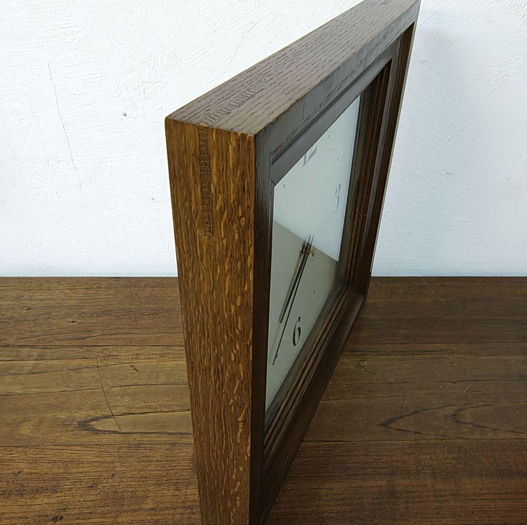 【Oak frame ／Wall clock】オーク材 掛時計 電波時計