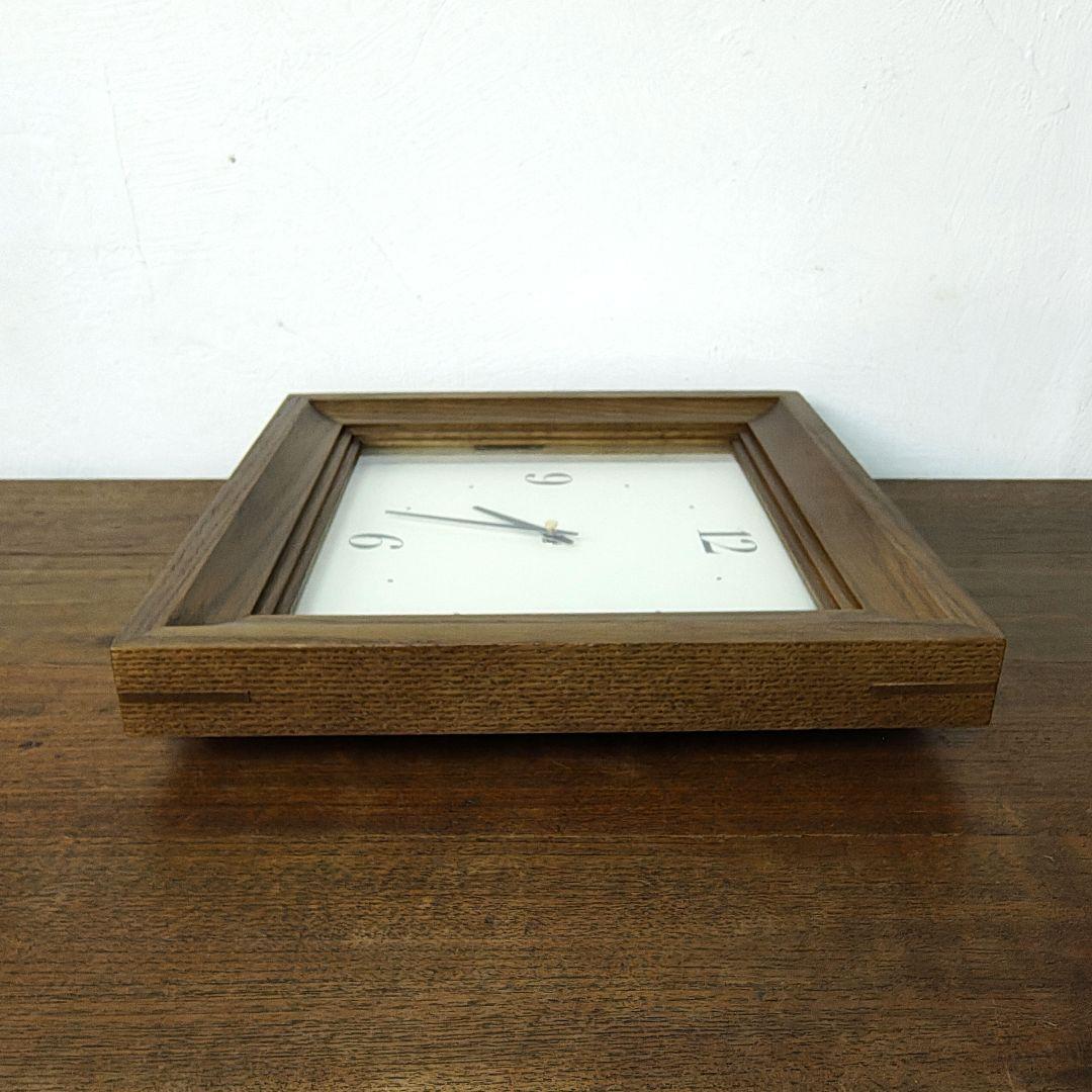 【Oak frame ／Wall clock】オーク材 掛時計 電波時計
