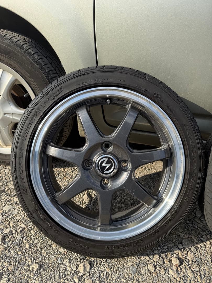 2023年製Goodyear 165/50R15 タイヤアルミホイールセット美品