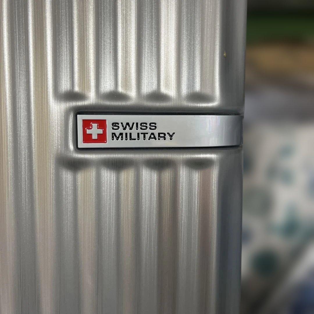 SWISS MILITARY キャリーカート シルバー28インチ