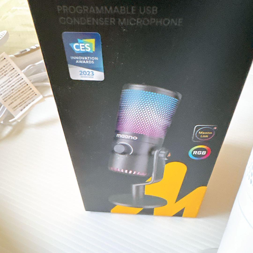 ✨新品　MAONO USB コンデンサーマイク ゲーミングマイク PC マイク