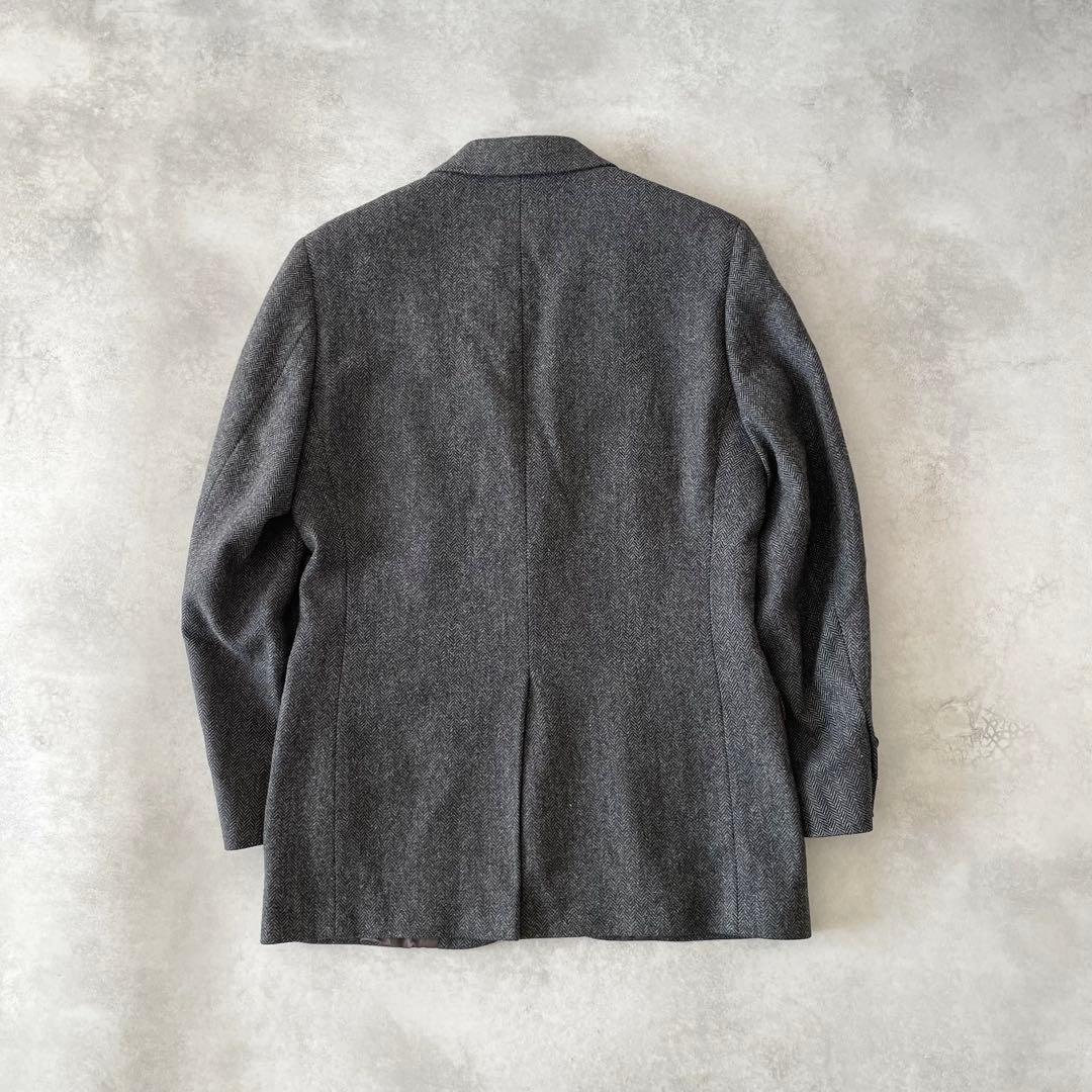 Brooks Brothers ヘリンボーン テーラードジャケット グレー 38